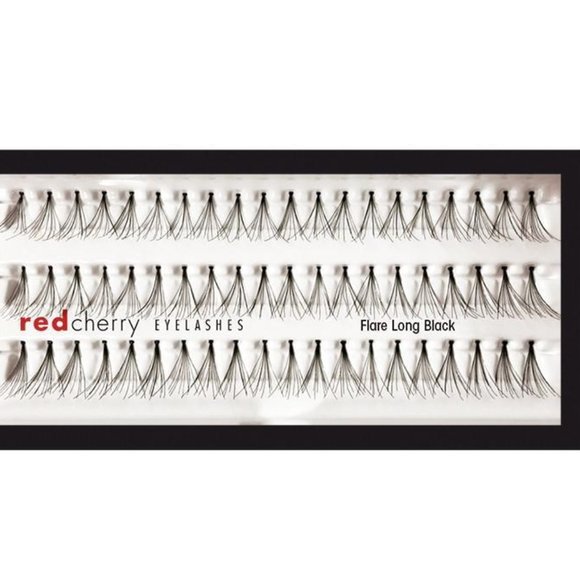 RED CHERRY LONG FLARES INDIVIDUAL LASHES - Picture 1 of 2
